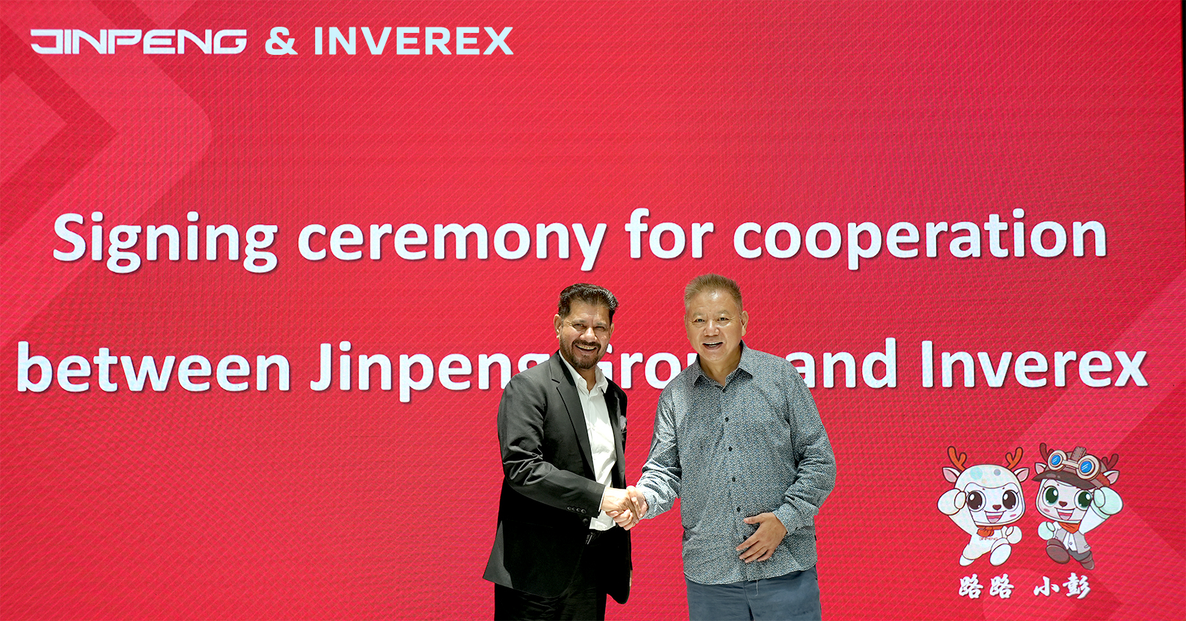 Jinpeng concede invere i diritti di distribuzione esclusiva in Pakistan per veicoli ad alta e bassa velocità